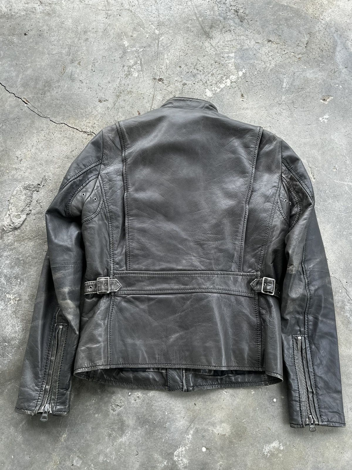 Japanese Brand Another Edition Leather Biker Crop Jacket Size US M / EU 48-50 / 2 - 13 Thumbnail