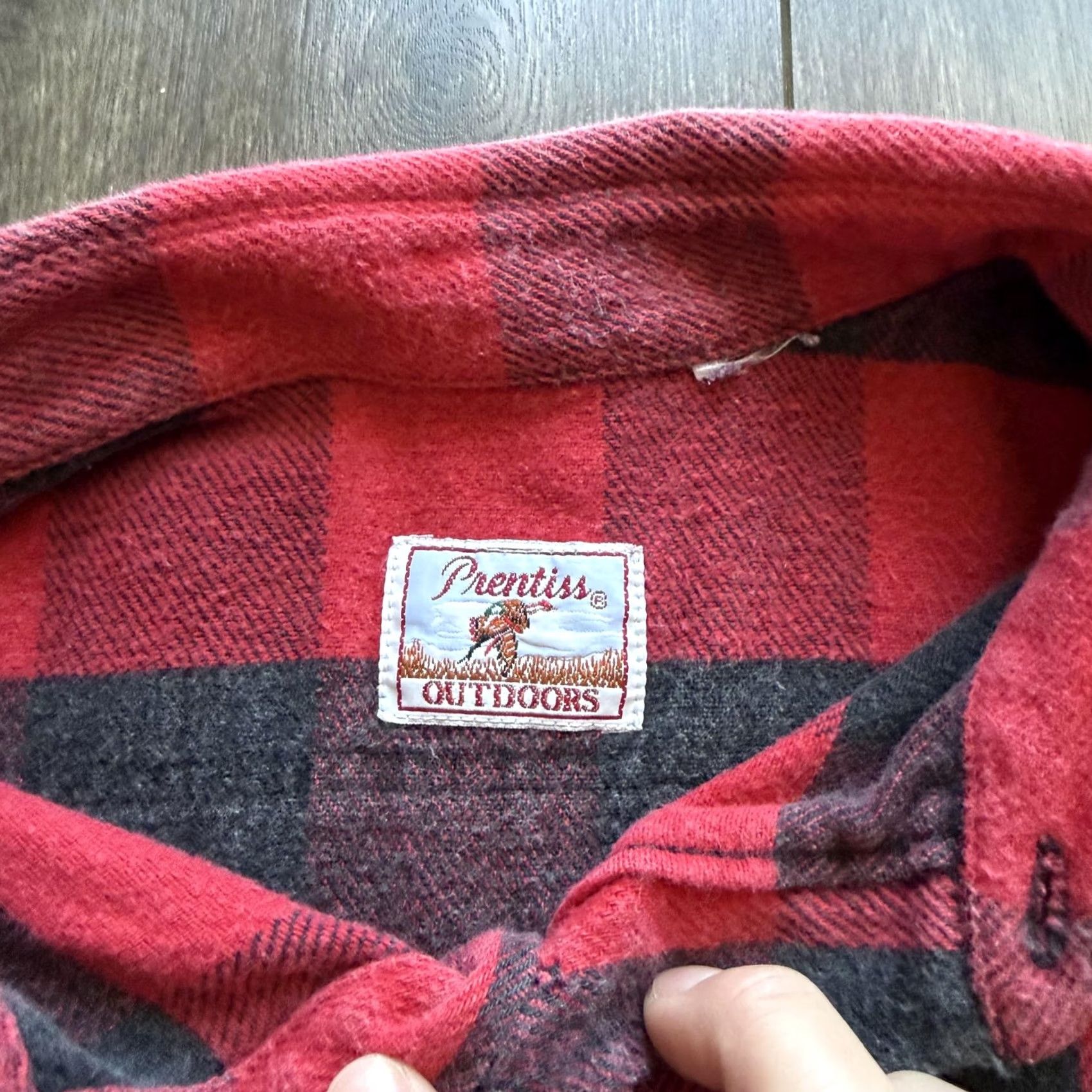 Vintage VINTAGE Prentiss Outdoors Flannel Shirt 2XL Red Buffalo Plaid Button Size US XXL / EU 58 / 5 - 4 Thumbnail