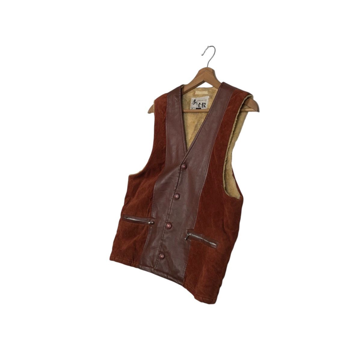 Japanese Brand 📌Authentic Men's Style Tank Top Leather Biker Size US M / EU 48-50 / 2 - 3 Thumbnail