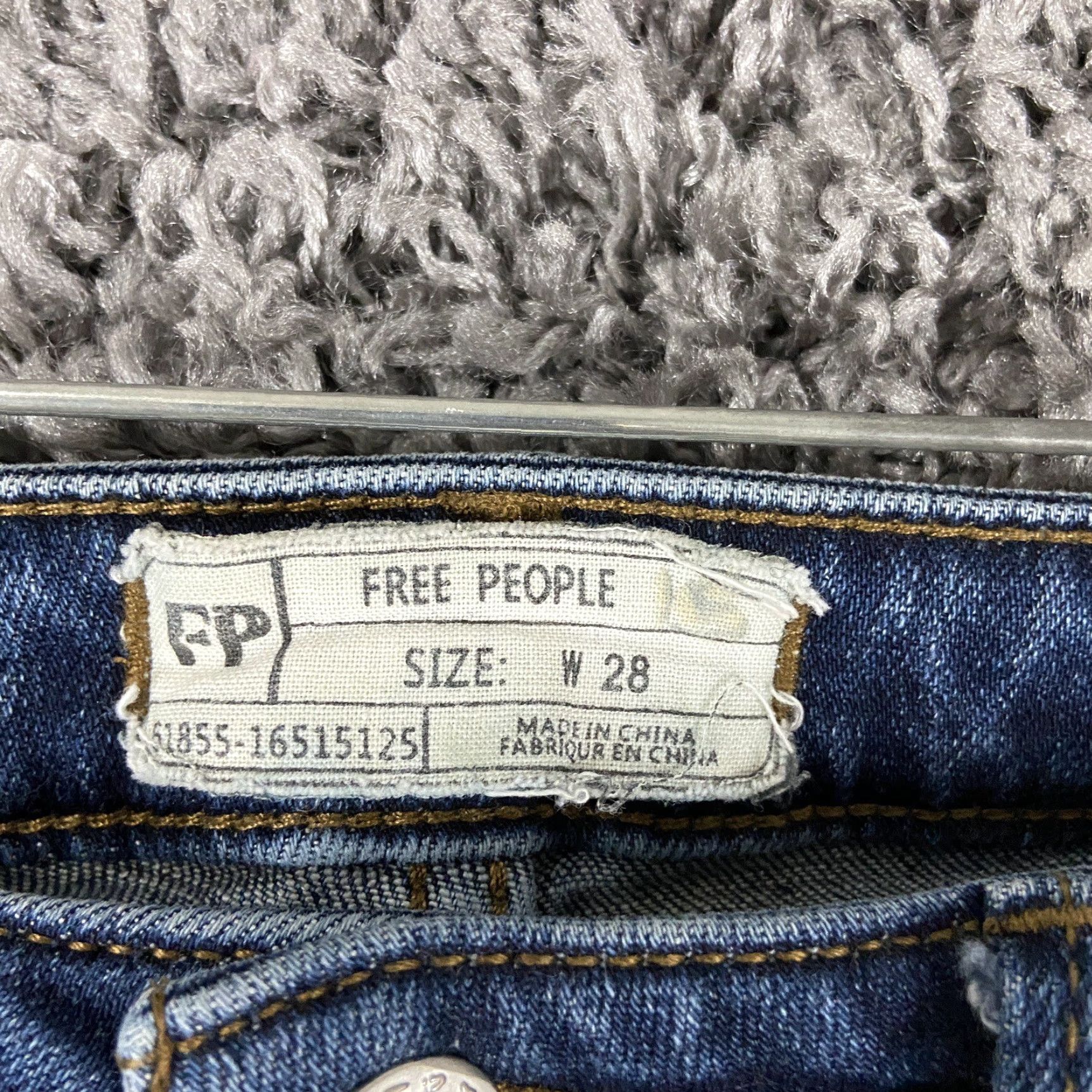 Free People Free People Skinny Jeans Blue Women’s Size 28 Size 28" / US 6 / IT 42 - 6 Thumbnail