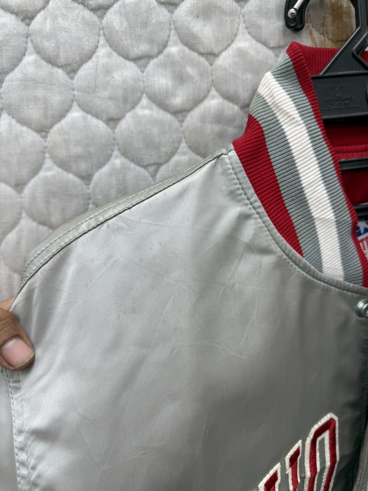 Starter 🔥🔥🔥ARCHIVE VTG STARTER OHIO STATE VARSITY JACKET Size US L / EU 52-54 / 3 - 10 Thumbnail