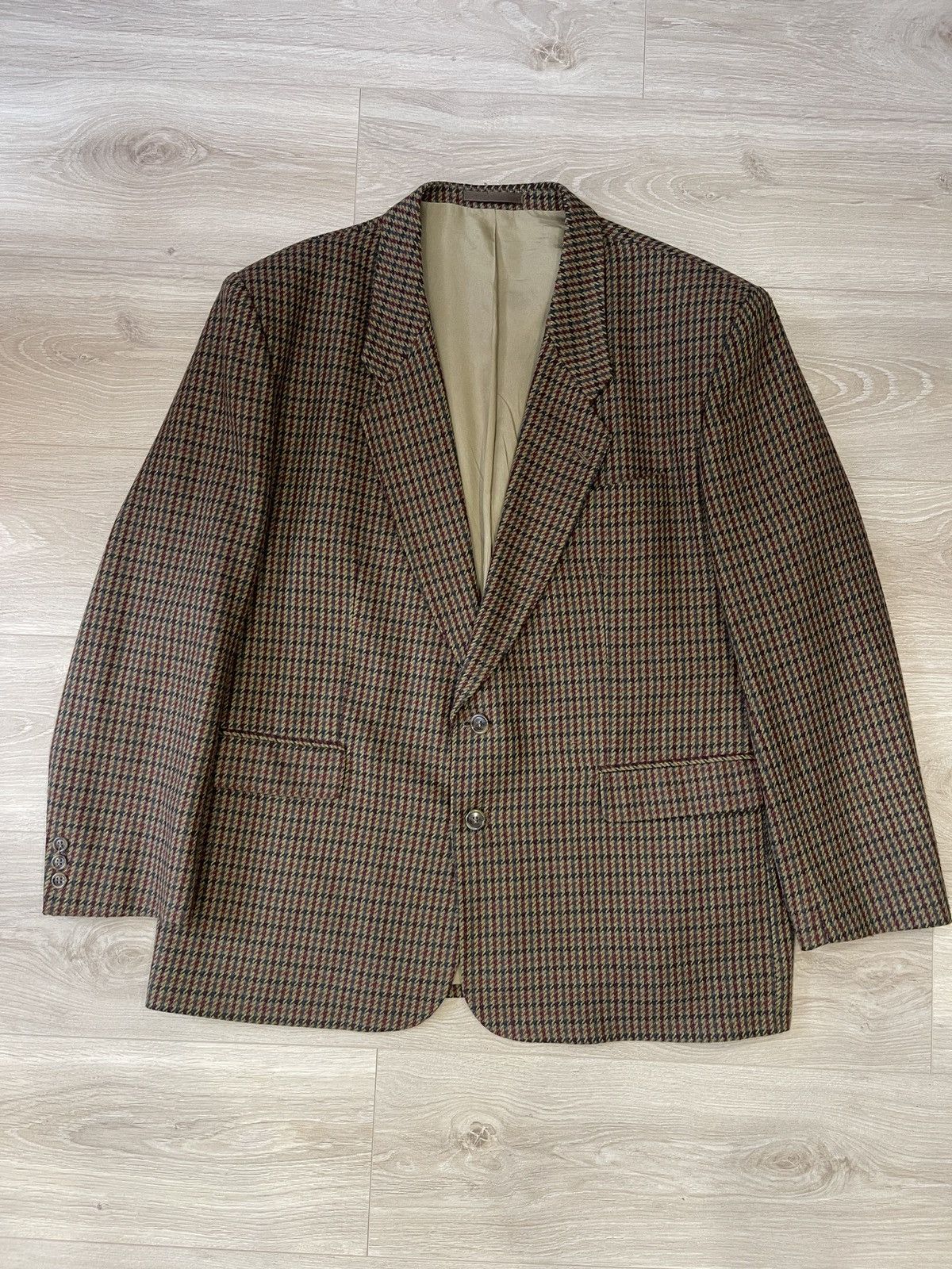 Vintage Vintage blazer wool classic jacket sport coat beyeler rare Size 48R - 10 Thumbnail