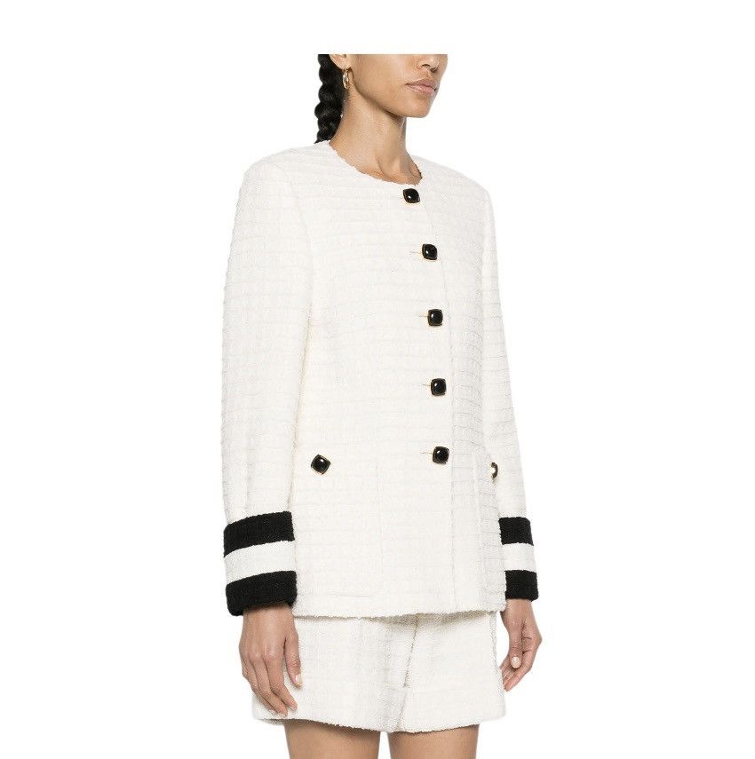 Gucci Gucci Collarless Tweed jacket size IT 44 Size M / US 6-8 / IT 42-44 - 3 Thumbnail