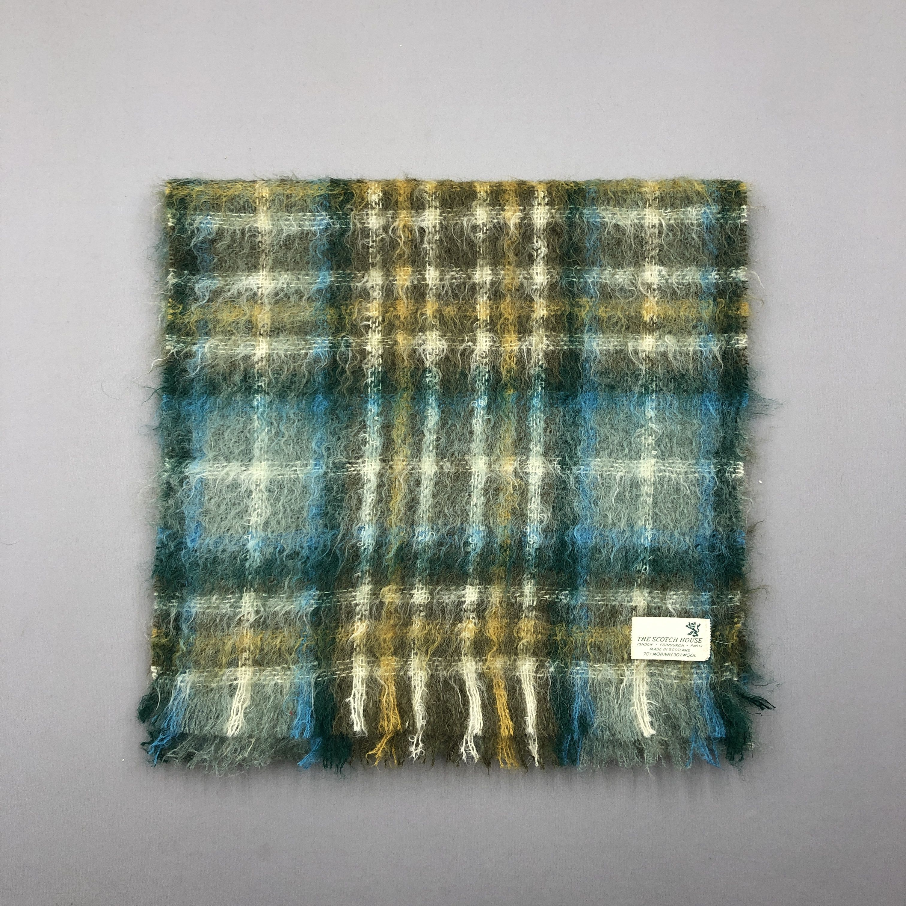 Vintage Vintage The Scotch House Scarf Muffler Wool Mohair Scarves Size ONE SIZE - 2 Thumbnail