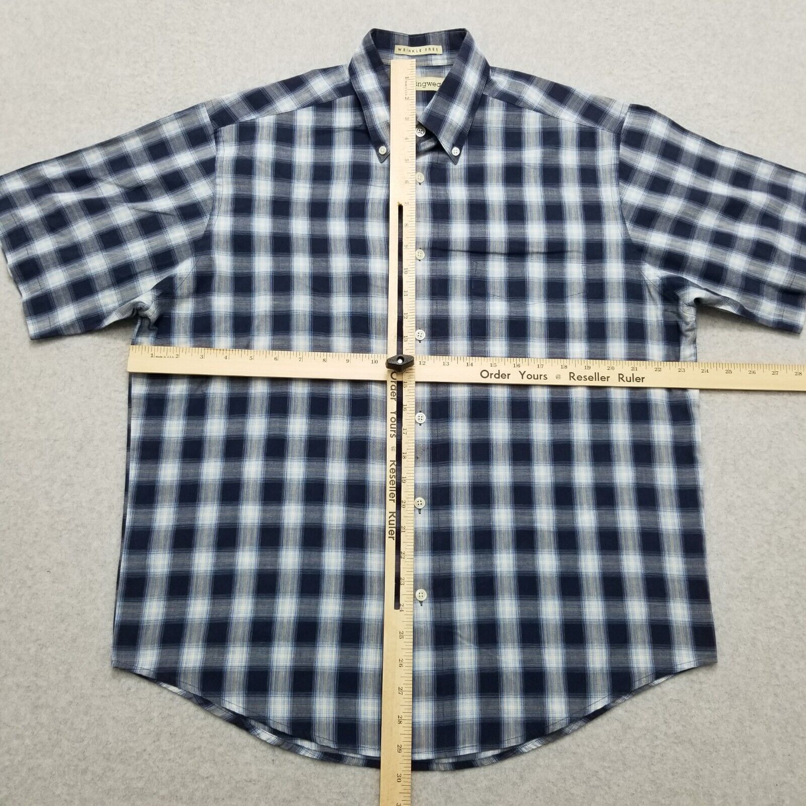 Other Munsingwear Shirt Mens Medium Plaid Button Up Short Sleeve Size US M / EU 48-50 / 2 - 4 Thumbnail