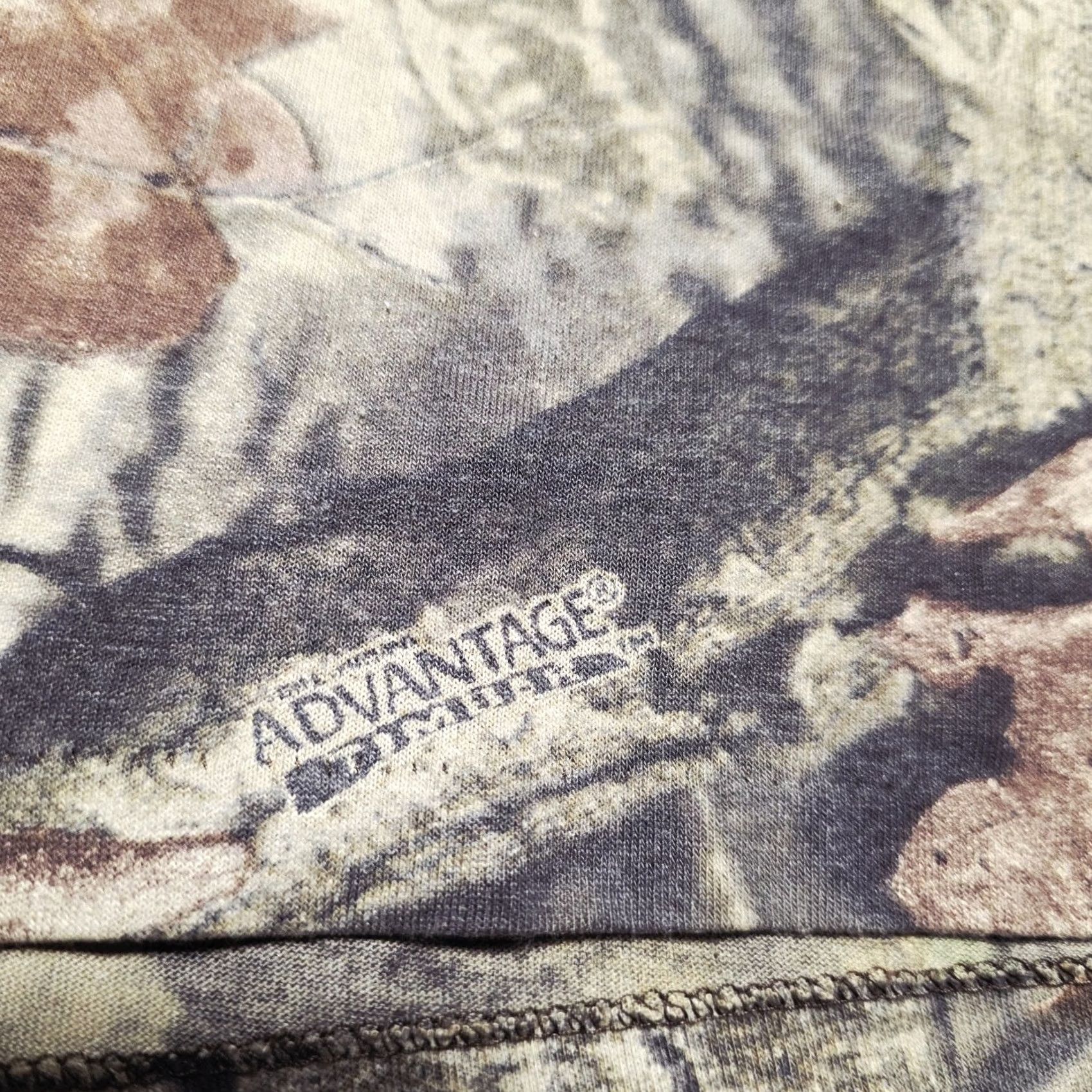 Vintage VINTAGE Camo Men’s Pocket T-Shirt Long Sleeve 90s Timber Hunting Advantage Crew Neck Mens Mid M Brown Size US M / EU 48-50 / 2 - 8 Thumbnail