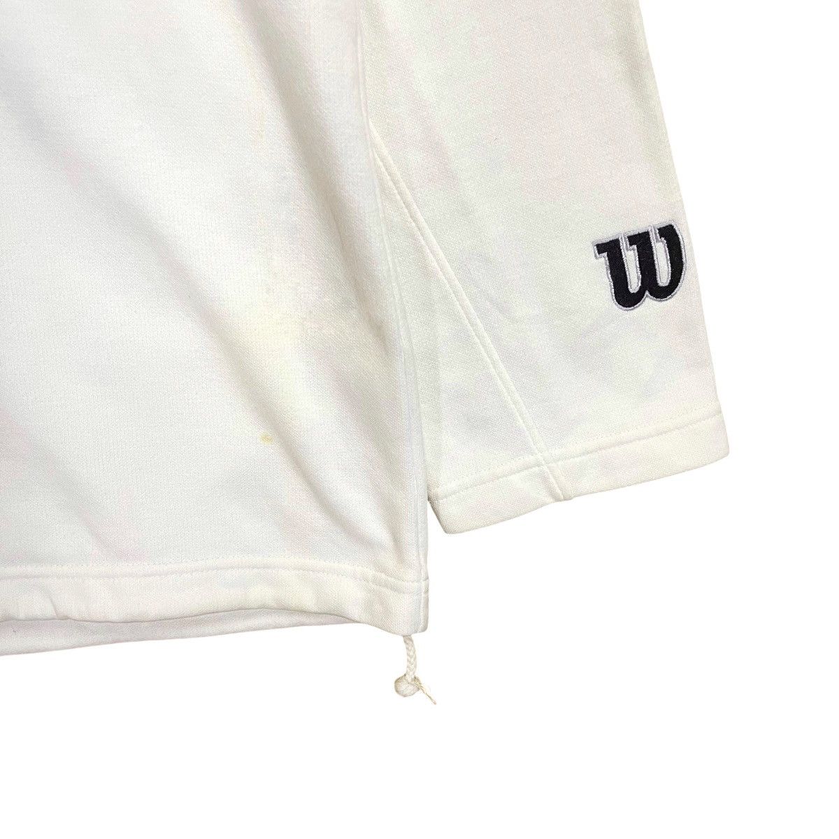 Japanese Brand Vintage 90s Wilson Big Logo Embroidered Crewneck Hoodie Size US L / EU 52-54 / 3 - 4 Thumbnail