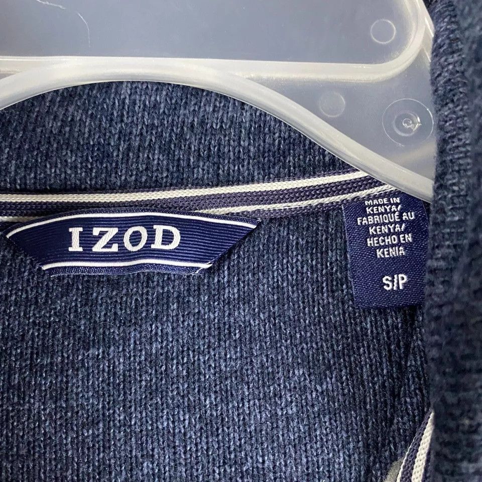 Izod Izod 1/4 Zip Pullover Men's Small Gray Fleece Adults S Size US S / EU 44-46 / 1 - 3 Thumbnail