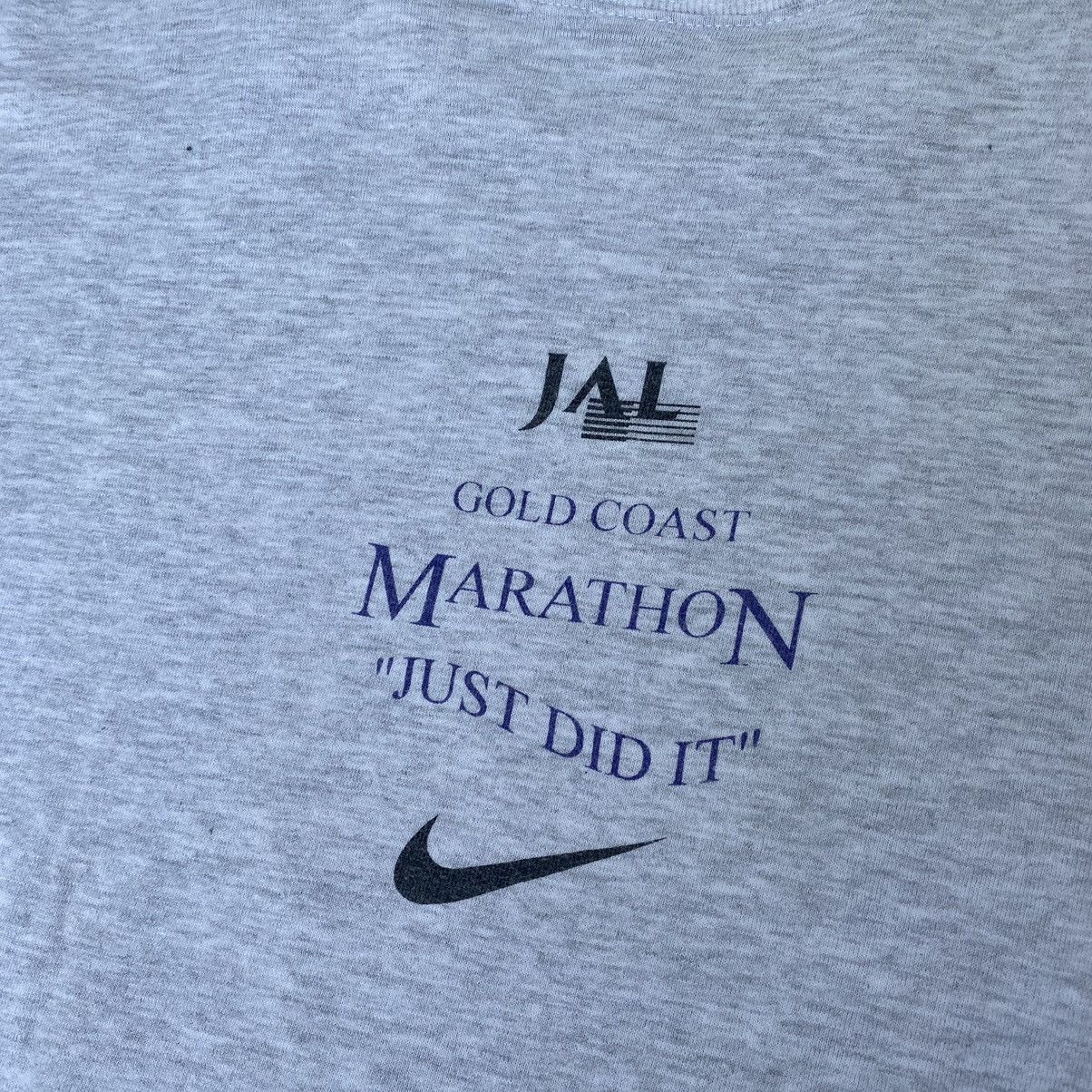 Nike × Vintage Vintage Rare Gold Coast Nike 1994 Australia Marathon Tee Size US L / EU 52-54 / 3 - 7 Thumbnail