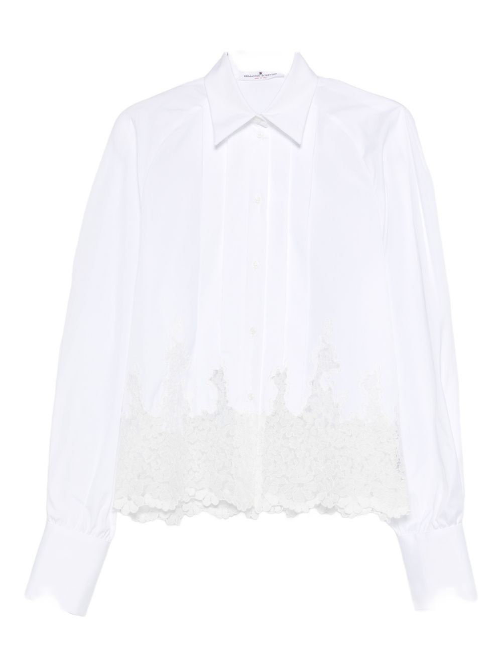 Ermanno Scervino COTTON EMBROIDERED SHIRT Size S / US 4 / IT 40 - 1 Thumbnail