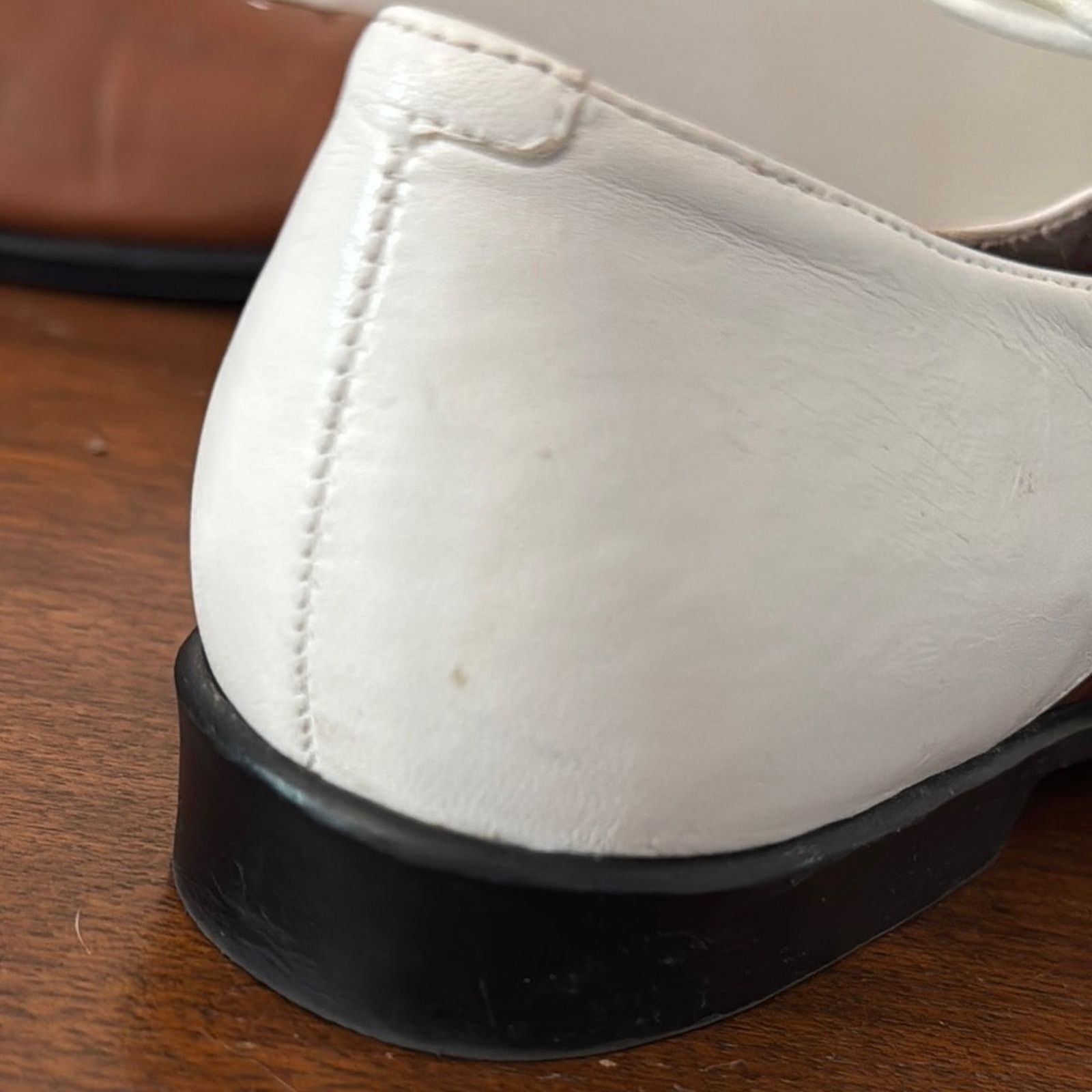 Vintage Vintage 80s Vittorio Ricci Leather Shoes Size 7.5 Size US 7.5 / IT 37.5 - 10 Thumbnail