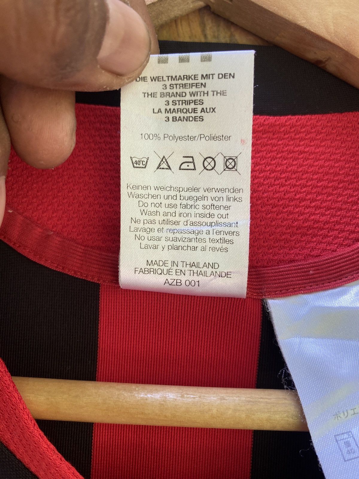 Adidas × Vintage Vintage a.c milan jersey Size US L / EU 52-54 / 3 - 14 Thumbnail
