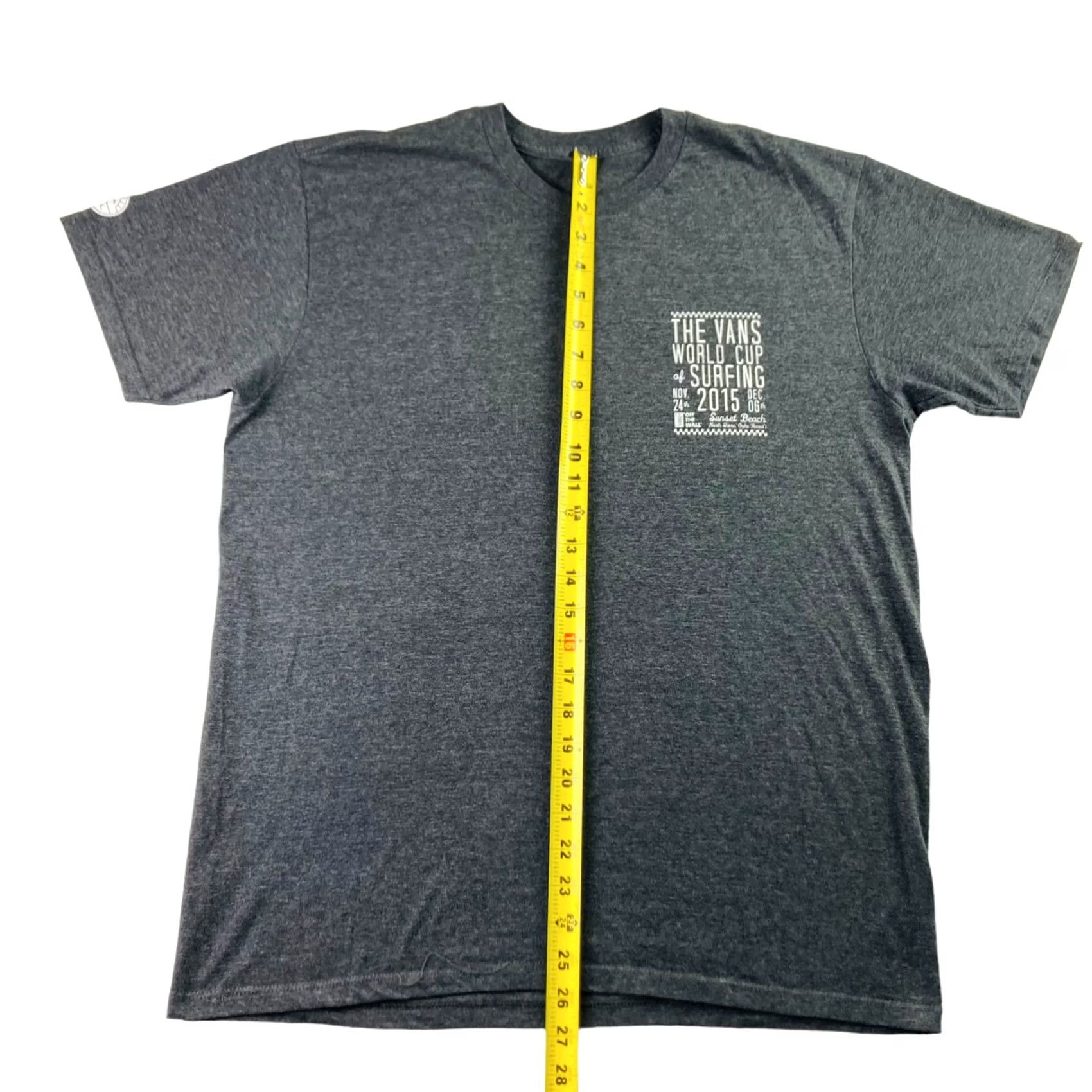 Vans VANS Graphic Logo T-Shirt Mens Short Sleeve Gray Large Regular Fit Cotton Polyester Pullover Crew Neck Used Condition Size US L / EU 52-54 / 3 - 4 Thumbnail