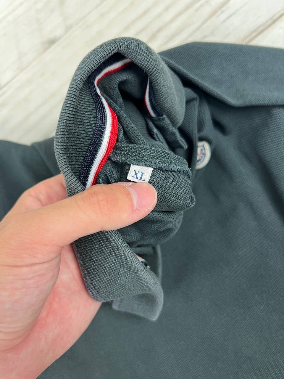 Moncler Moncler Maglia Polo Manica Lunga Shirt Long Sleeve Logo Size US XL / EU 56 / 4 - 10 Thumbnail