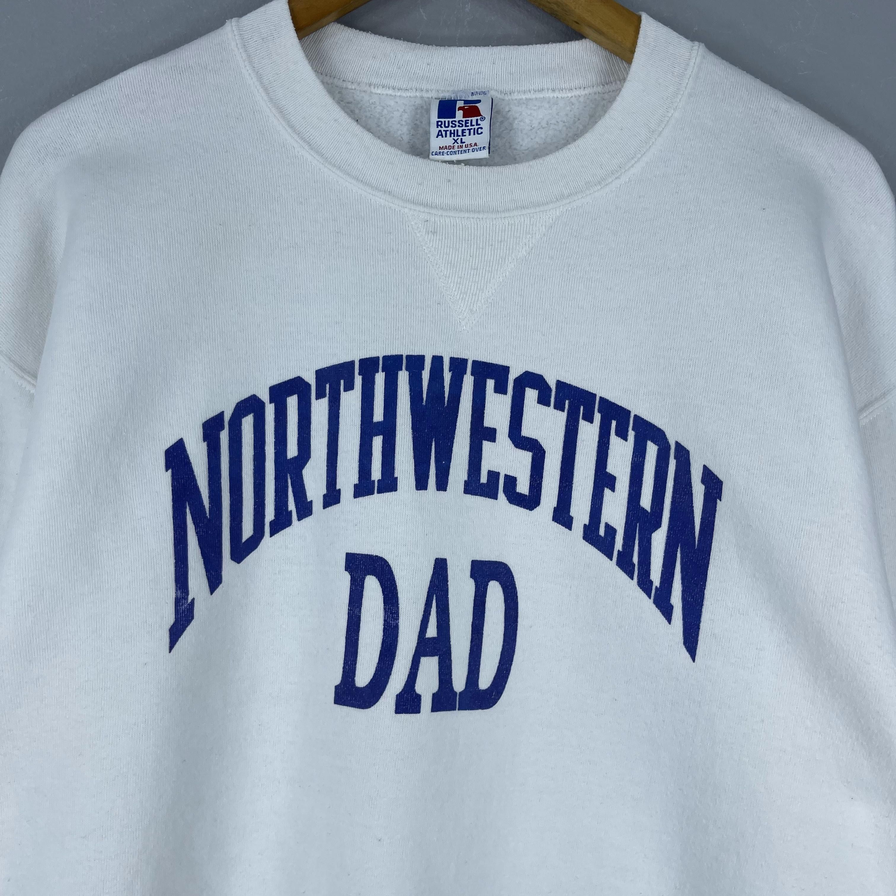 Vintage Vintage NORTHWESTERN DAD University Printed Sweatshirt Size US L / EU 52-54 / 3 - 2 Thumbnail