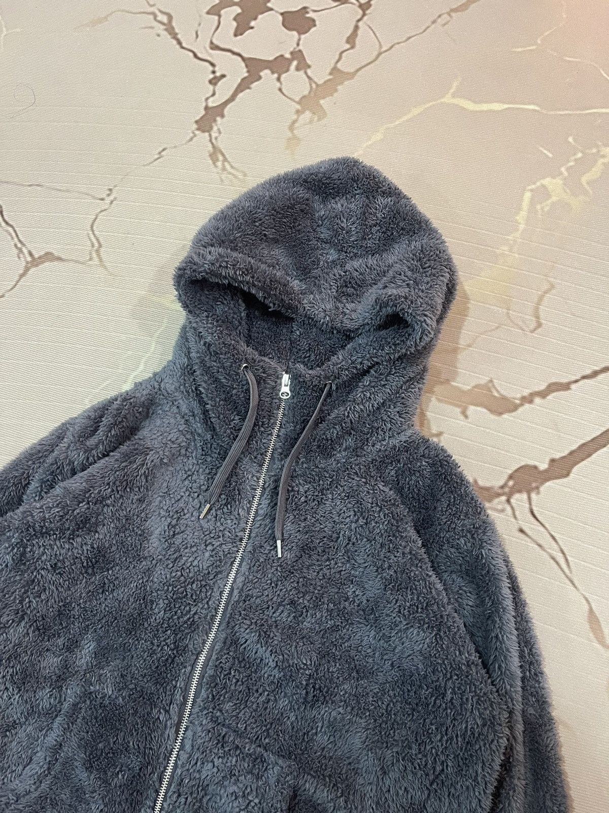 Japanese Brand Power To The People Fleece Zip Hoodie Grey Size US M / EU 48-50 / 2 - 2 Thumbnail