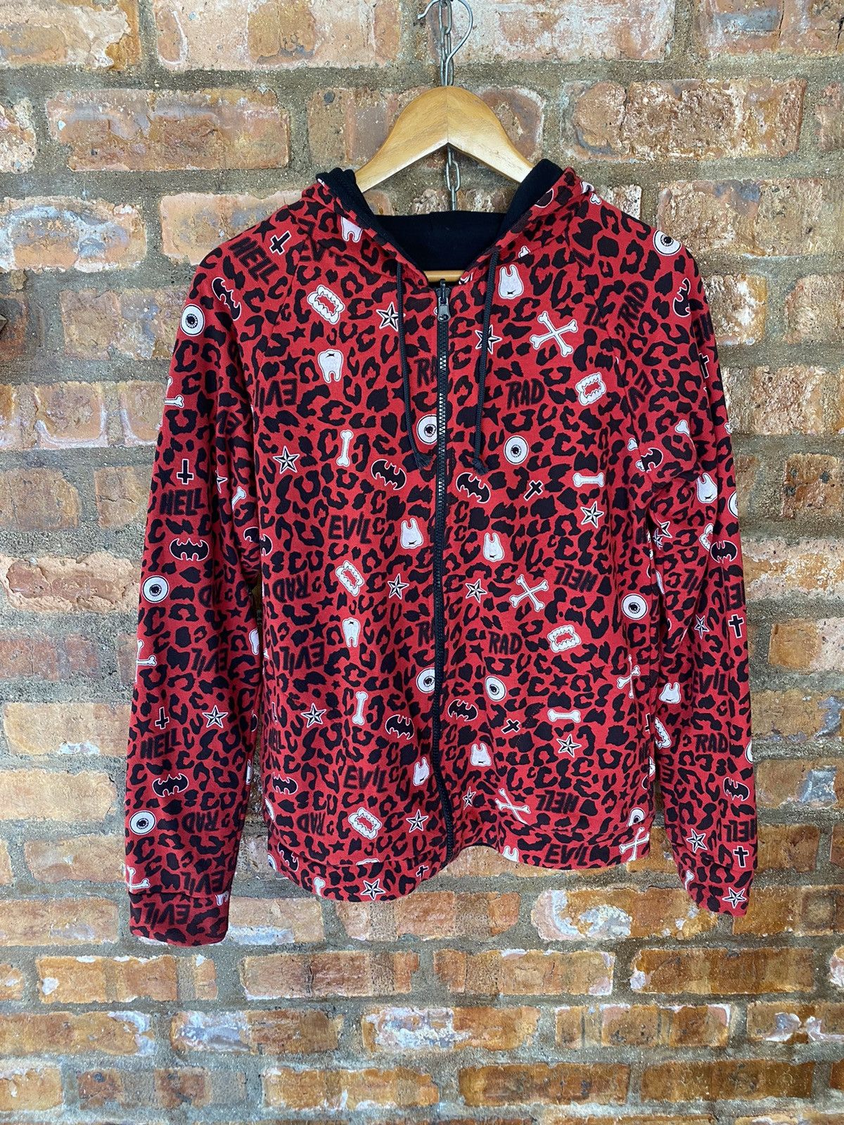 Japanese Brand 2000s Hell cat punk Sex Cross punk reversible hoodie Size M / US 6-8 / IT 42-44 - 2 Thumbnail