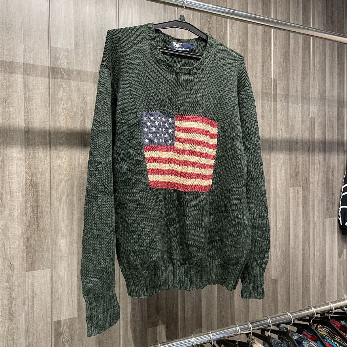 Polo Ralph Lauren Polo Ralph Lauren American Flag Sweater Size US L / EU 52-54 / 3 - 5 Thumbnail