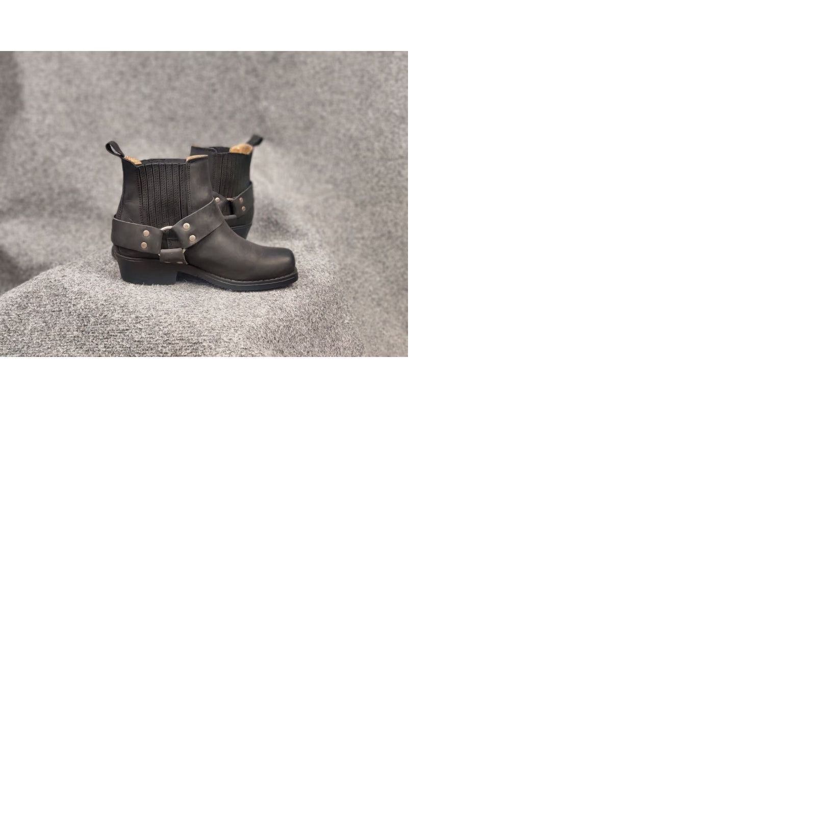 Vintage Kochmann Spain Design Western Ankle Black Leather Vintage Boots Women UK7/US7 Size US 7 / IT 37 - 11 Thumbnail