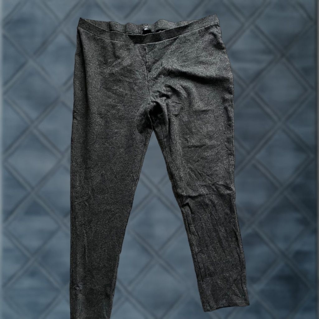 Vintage Premise Studio Women XL Black Knit Stretch Pull-On Pants Flat Front Casual Size 40" / US 18 - 1 Thumbnail