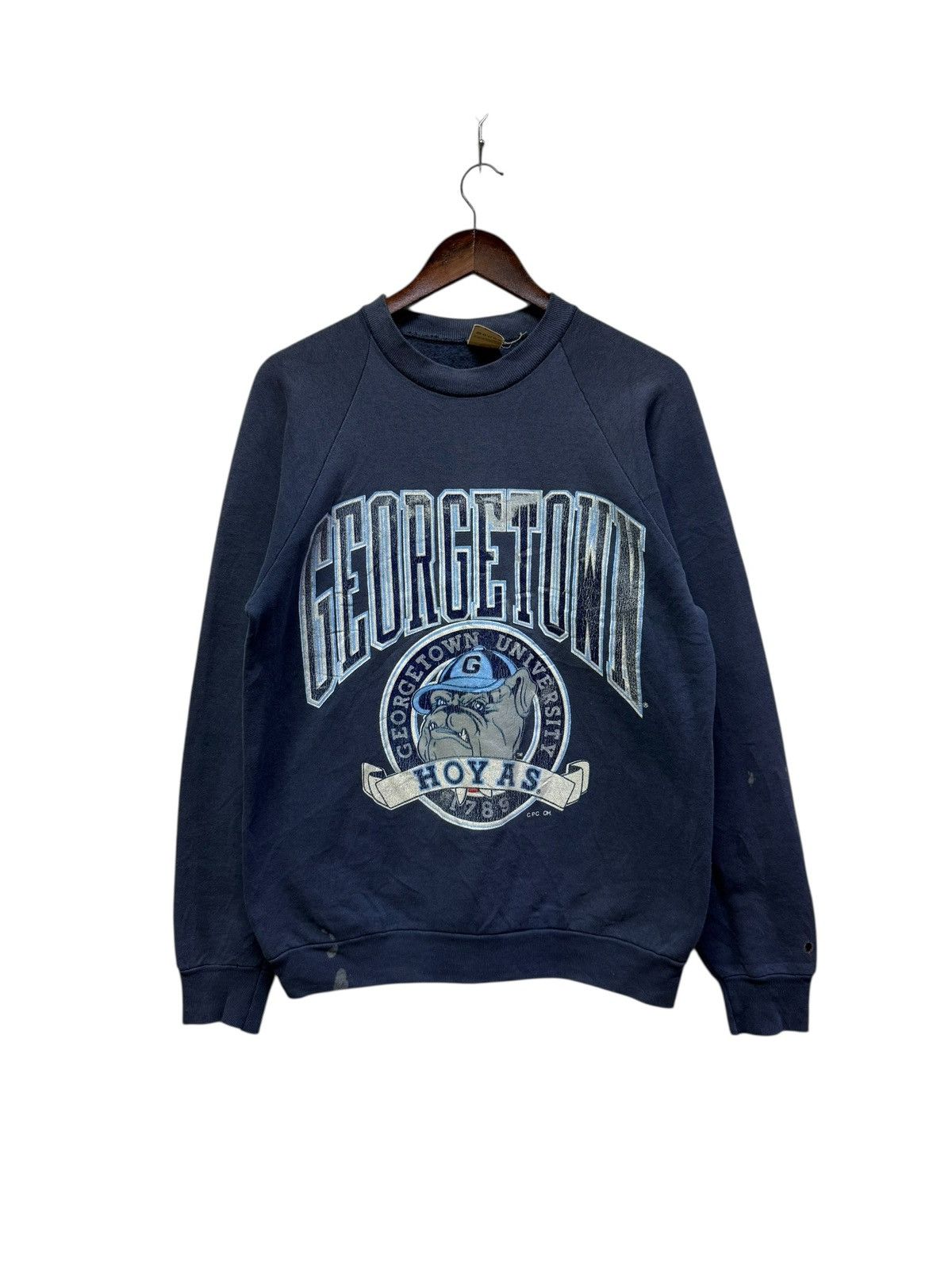 Vintage Vintage Georgetown University Hoyas Distressed Size US M / EU 48-50 / 2 - 1 Thumbnail