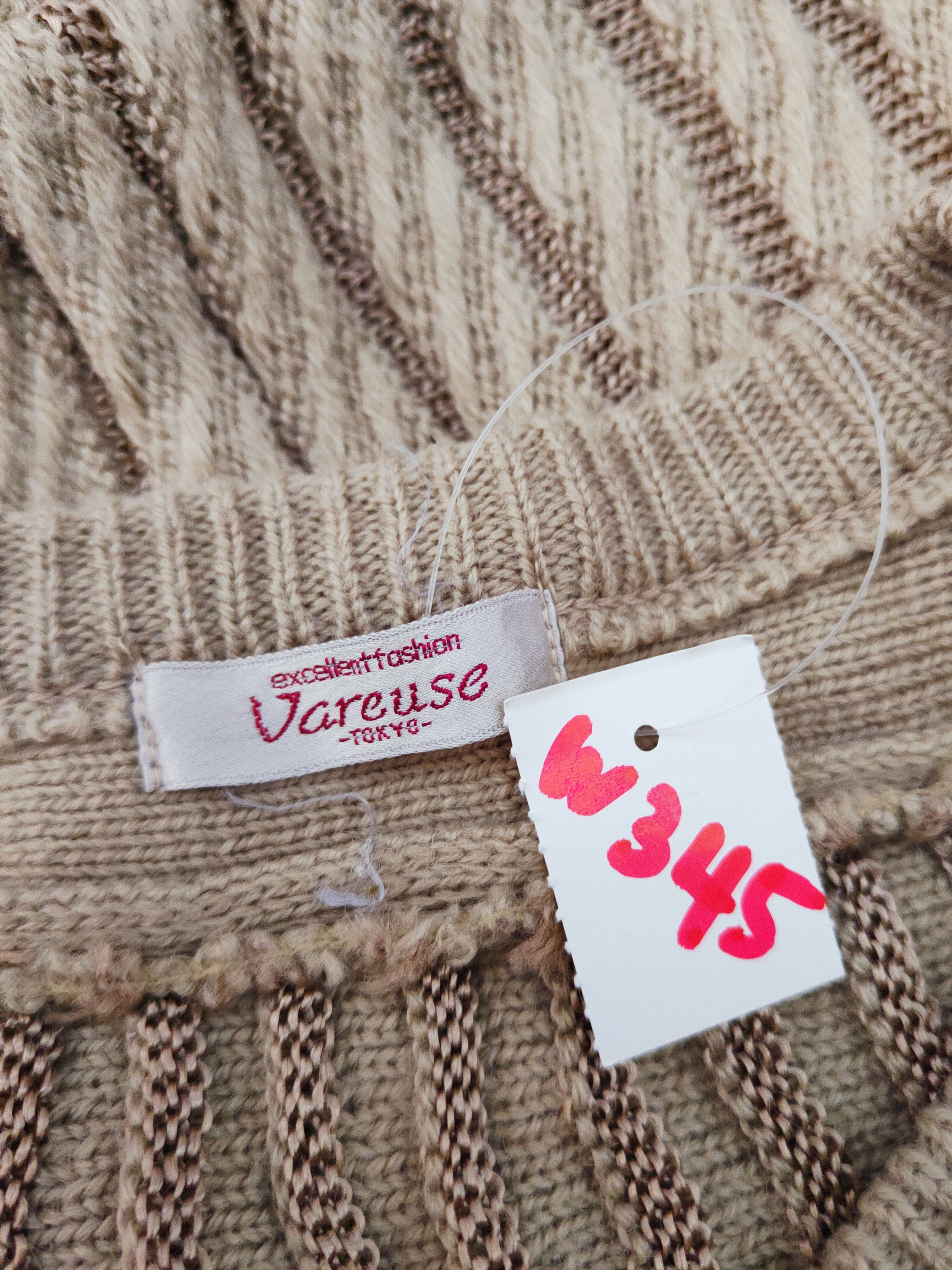 Japanese Brand Varcuse Brown Knitwear Cardigan #W345 Size S / US 4 / IT 40 - 11 Thumbnail