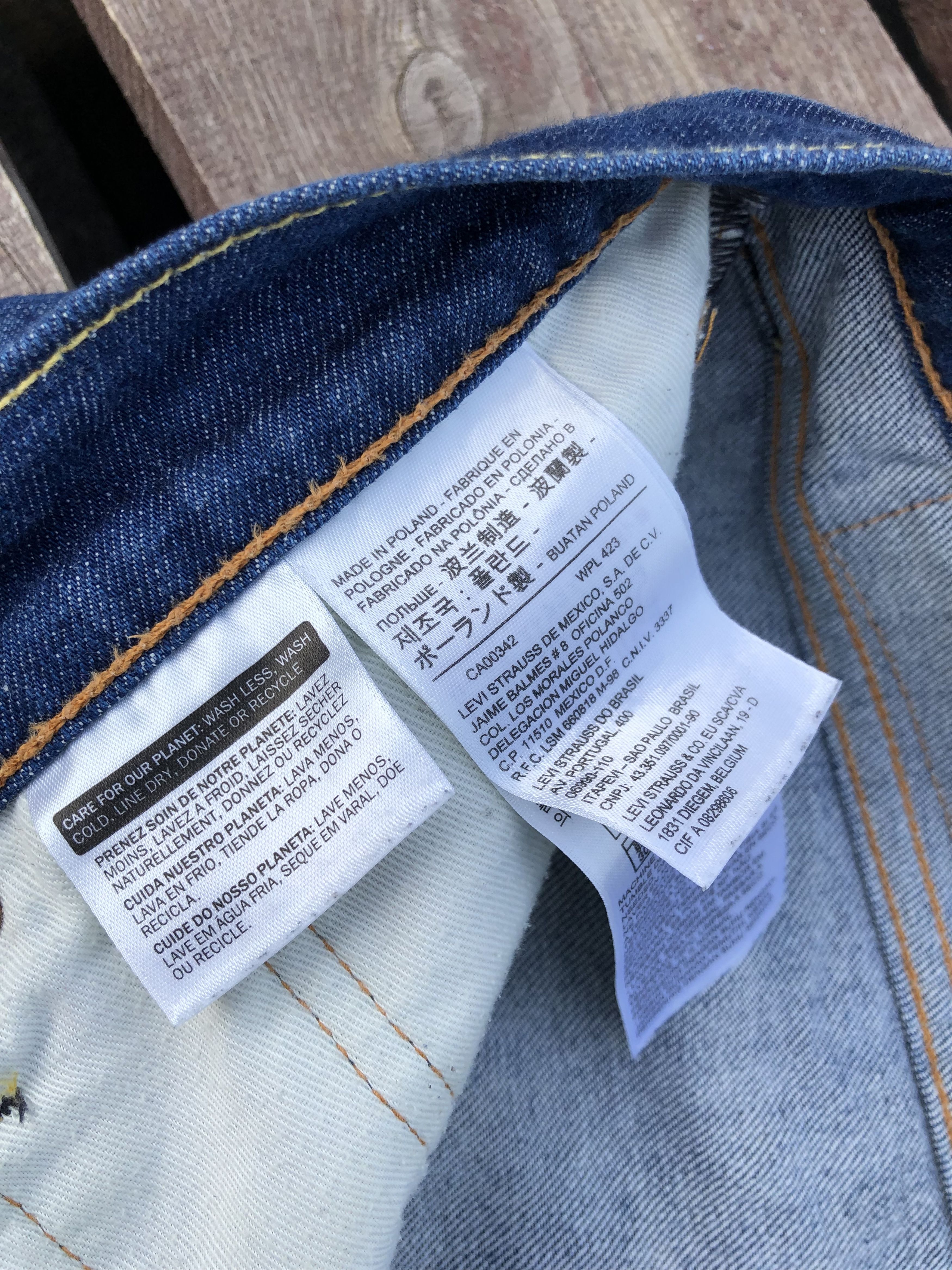 Levi's Vintage 2000s Levi’s 508 Custom Cut Denim Shorts Size W34 Size US 34 / EU 50 - 9 Thumbnail