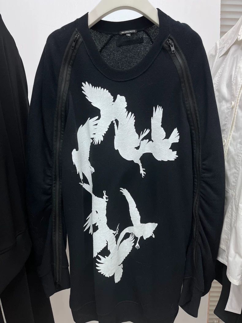 Ann Demeulemeester ANN DEMEULEMEESTER Cotton Sweatshirt Size US XS / EU 42 / 0 - 1 Thumbnail