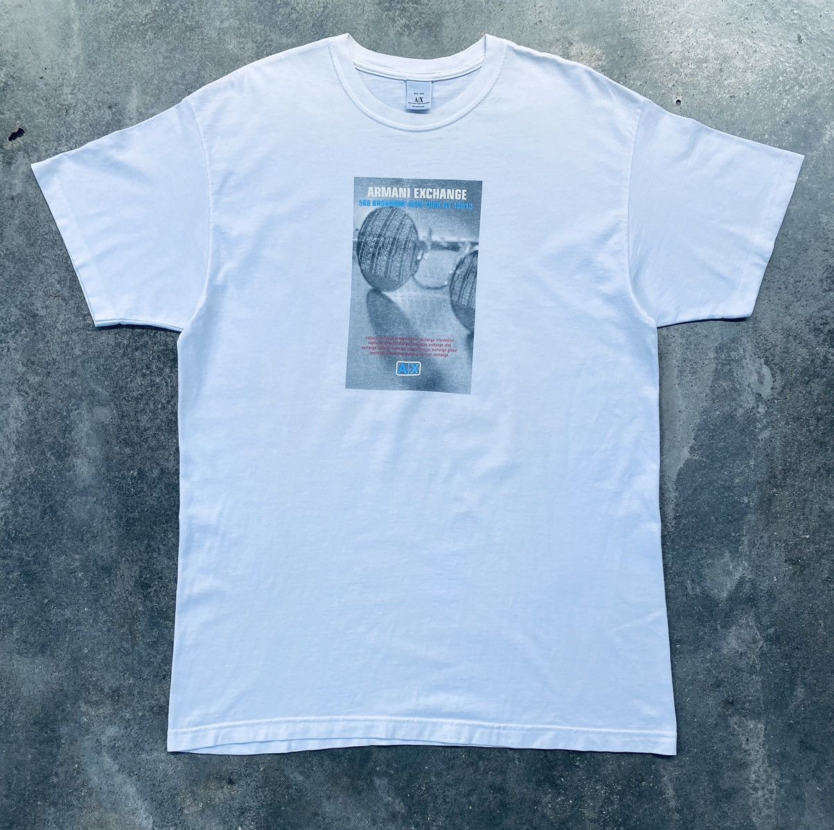 Armani Exchange Vintage 90s Armani Exchange Photo Tees Size US XL / EU 56 / 4 - 1 Thumbnail