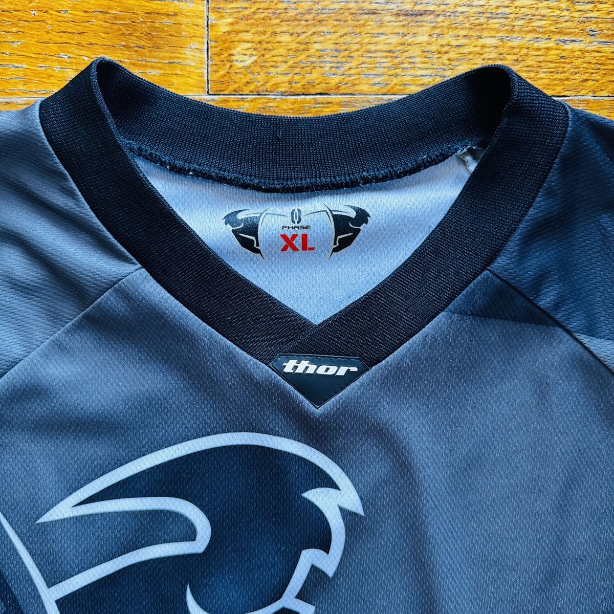 Other Thor Phase Mens Long Sleeve Motocross Jersey Shirt XL Black Size US XL / EU 56 / 4 - 2 Thumbnail
