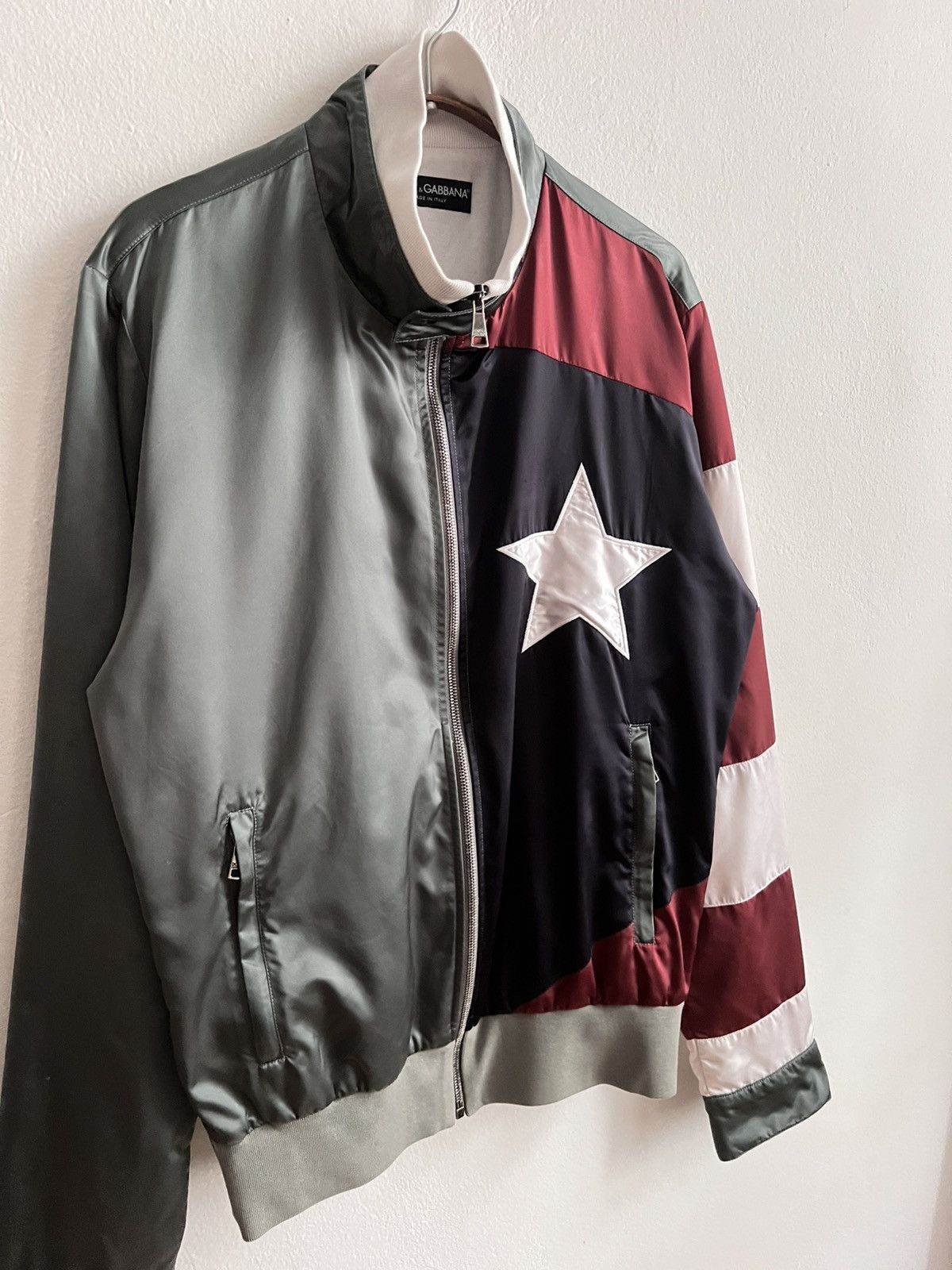 Dolce & Gabbana 2000s Dolce & Gabbana Silver Star jacket Size US M / EU 48-50 / 2 - 2 Thumbnail