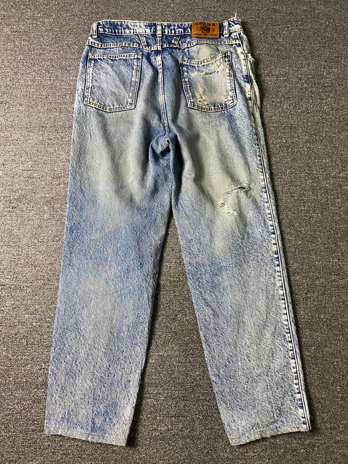 Big John × Japanese Brand × Vintage Vintage Big John x SPANA Regular Fit Denim Jeans (132) Size US 32 / EU 48 - 2 Thumbnail