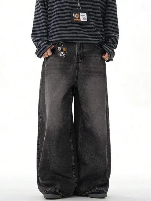 Japanese Brand × Vintage VIntage RETRO 90s baggy denim jeans Size US 30 / EU 46 - 4 Thumbnail