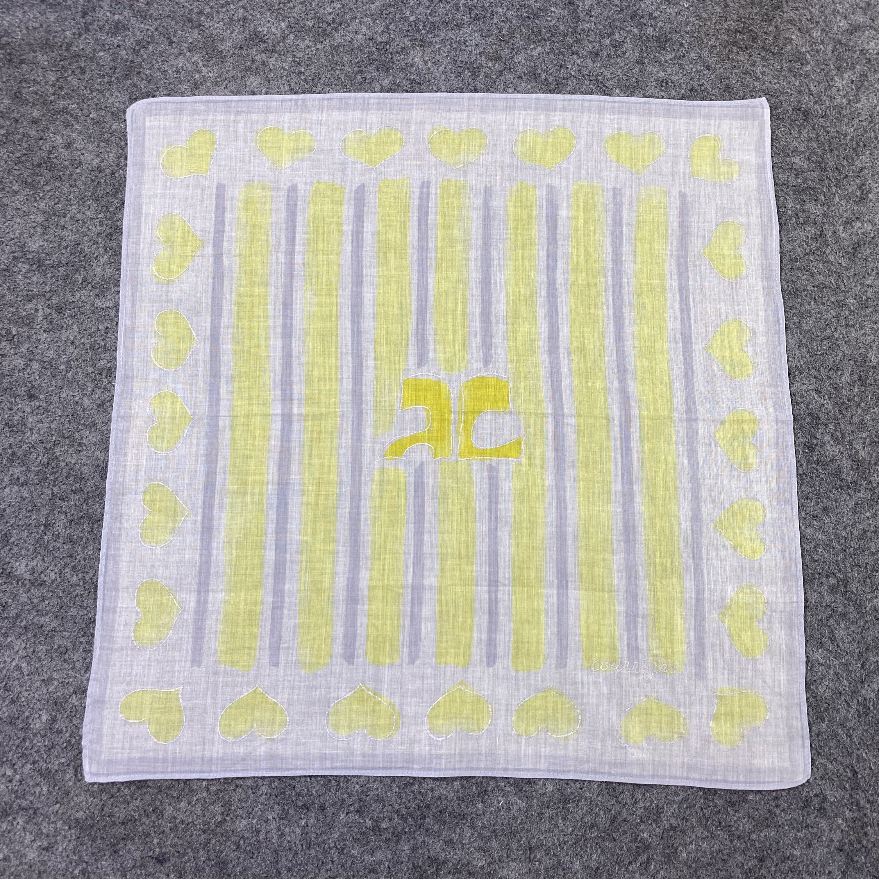 Courreges Courreges Handkerchief / Bandana / Neckerchief-B2174 Size ONE SIZE - 3 Thumbnail