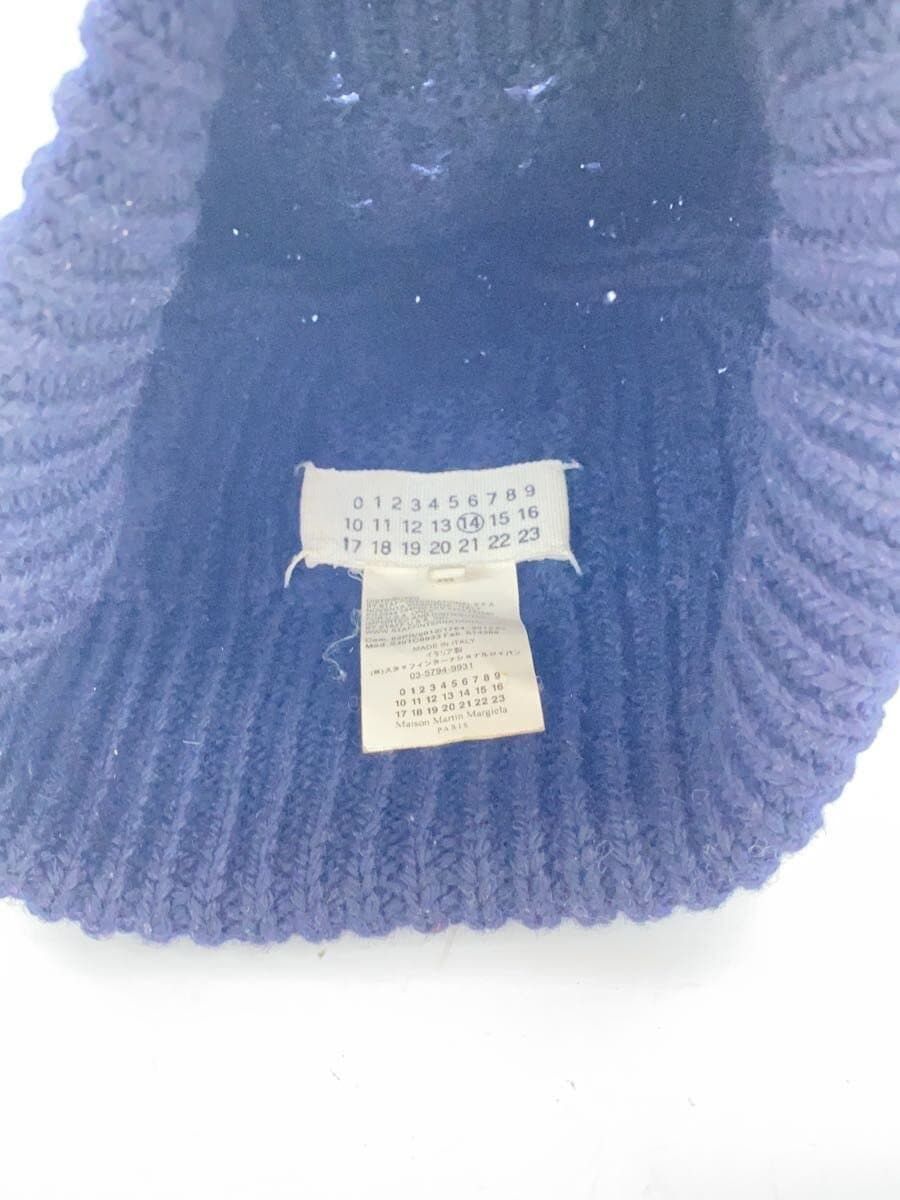 Maison Margiela AW12 4 Stitch Motif Wool Knit Beanie Size ONE SIZE - 3 Thumbnail