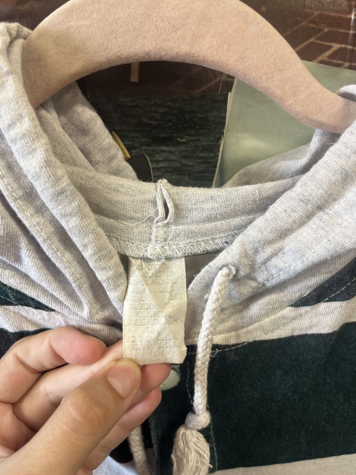 Vintage Button up tshirt hoodie Size US L / EU 52-54 / 3 - 4 Thumbnail