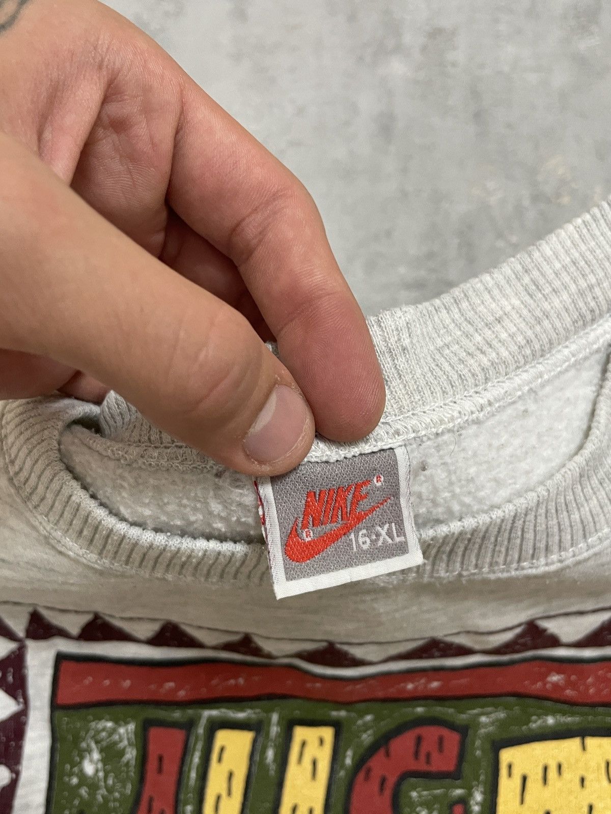Nike Vintage Nike Sweatshirt 90s Just Do It Size S-M Size US S / EU 44-46 / 1 - 5 Thumbnail
