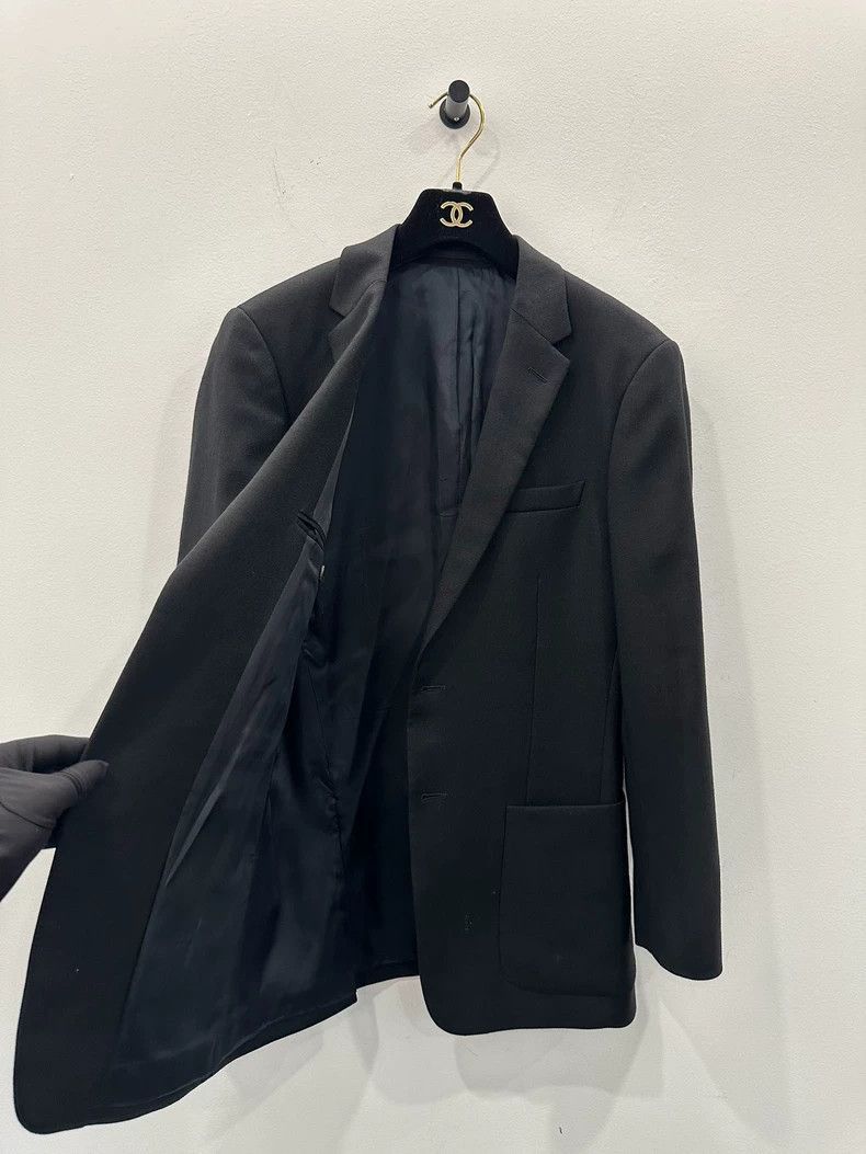 Prada Prada Black Wool Suit Jacket for Men -2505 Size US XL / EU 56 / 4 - 3 Thumbnail