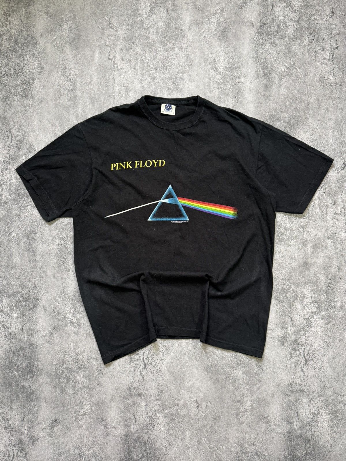 Band Tees × Pink Floyd × Vintage Vintage 1992 PINK FLOYD DARK SIDE OF THE MOON BLACK TEE Size US L / EU 52-54 / 3 - 1 Thumbnail