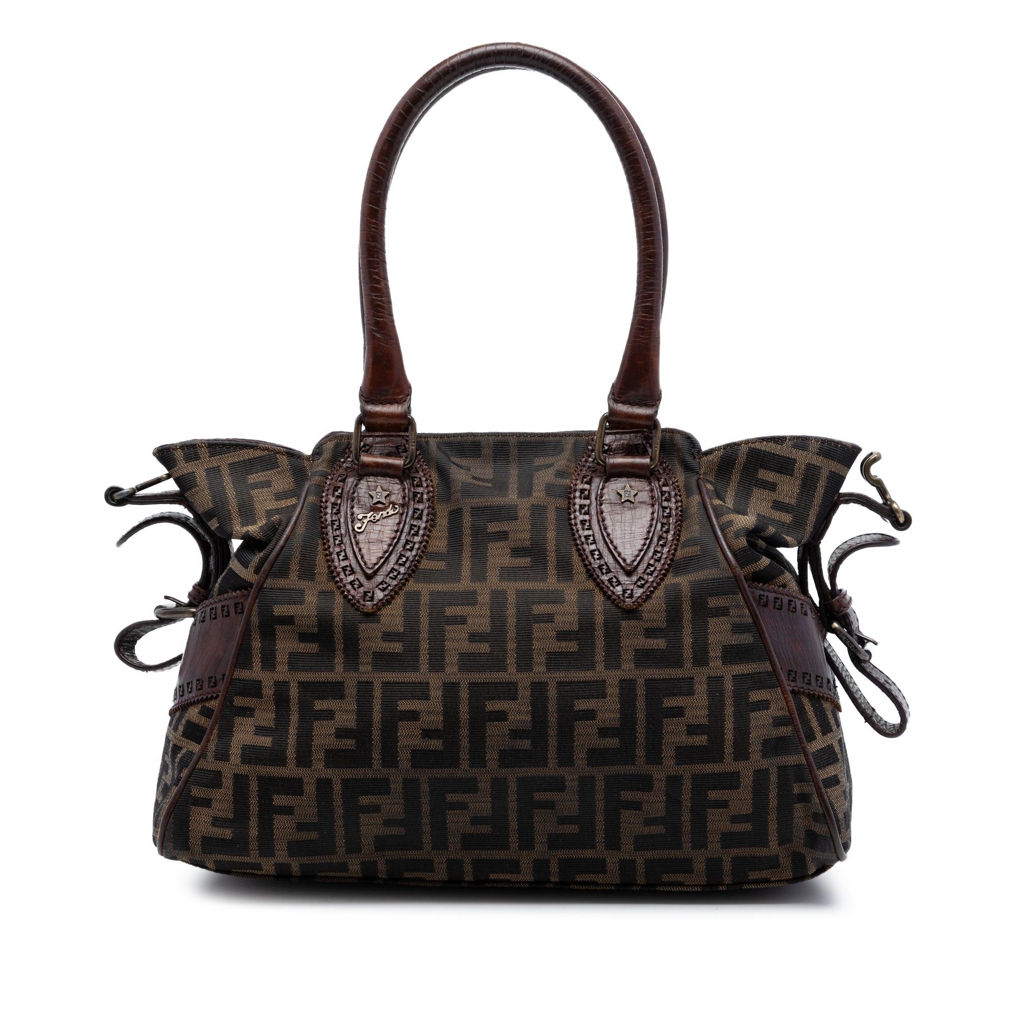 Fendi Zucca Canvas Etniko Handbag Size ONE SIZE - 1 Thumbnail