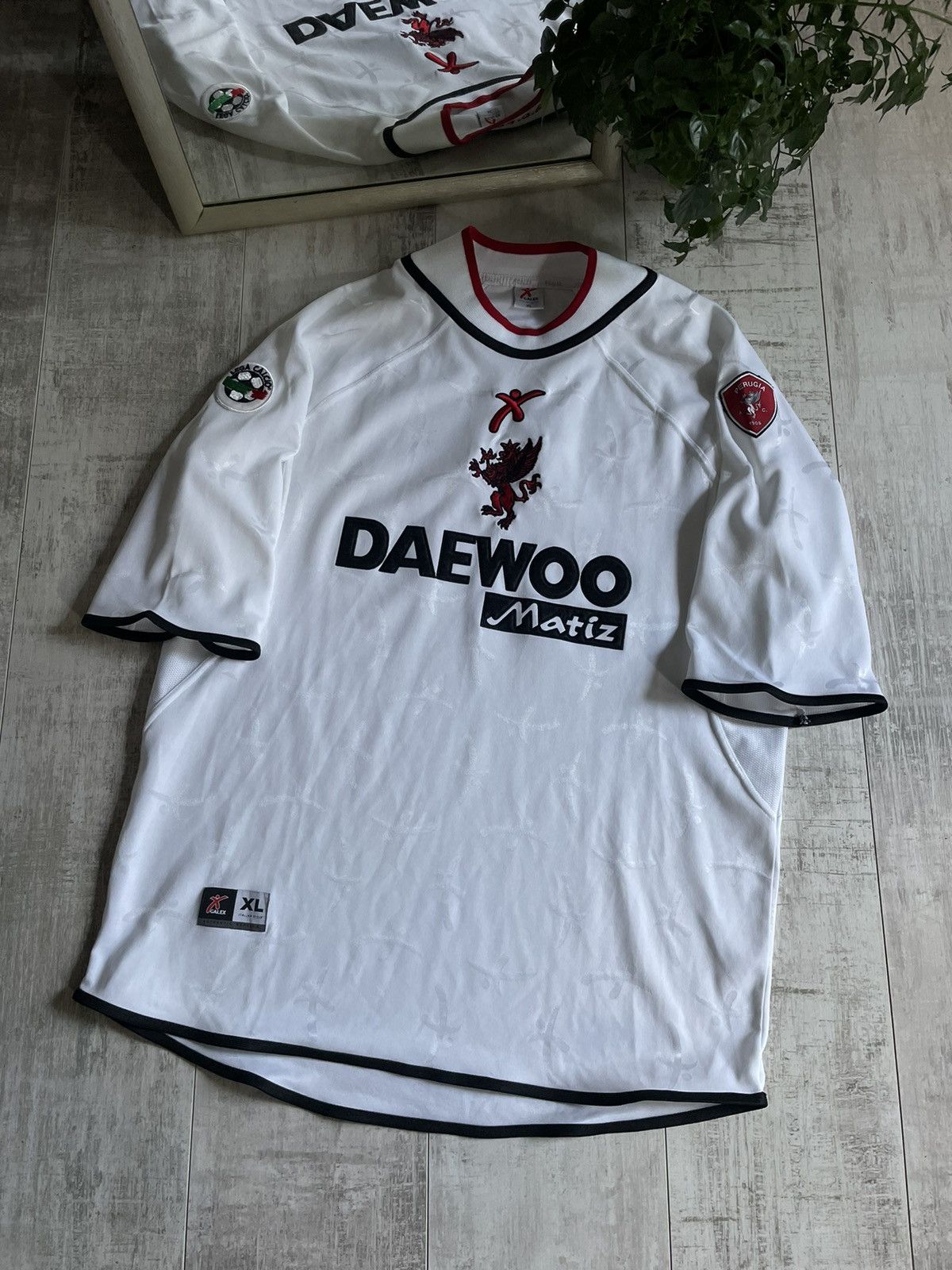 Other Vintage Galex Perugia 2001/2002 Away Football Shirt Match Size US XL / EU 56 / 4 - 1 Thumbnail