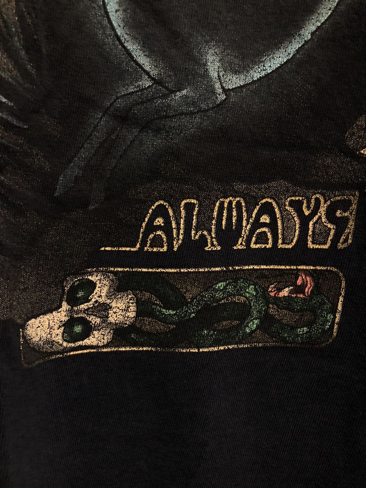Vintage Vintage Faded Y2K Harry Potter Snape Slytherin T Shirt Size US XL / EU 56 / 4 - 5 Thumbnail