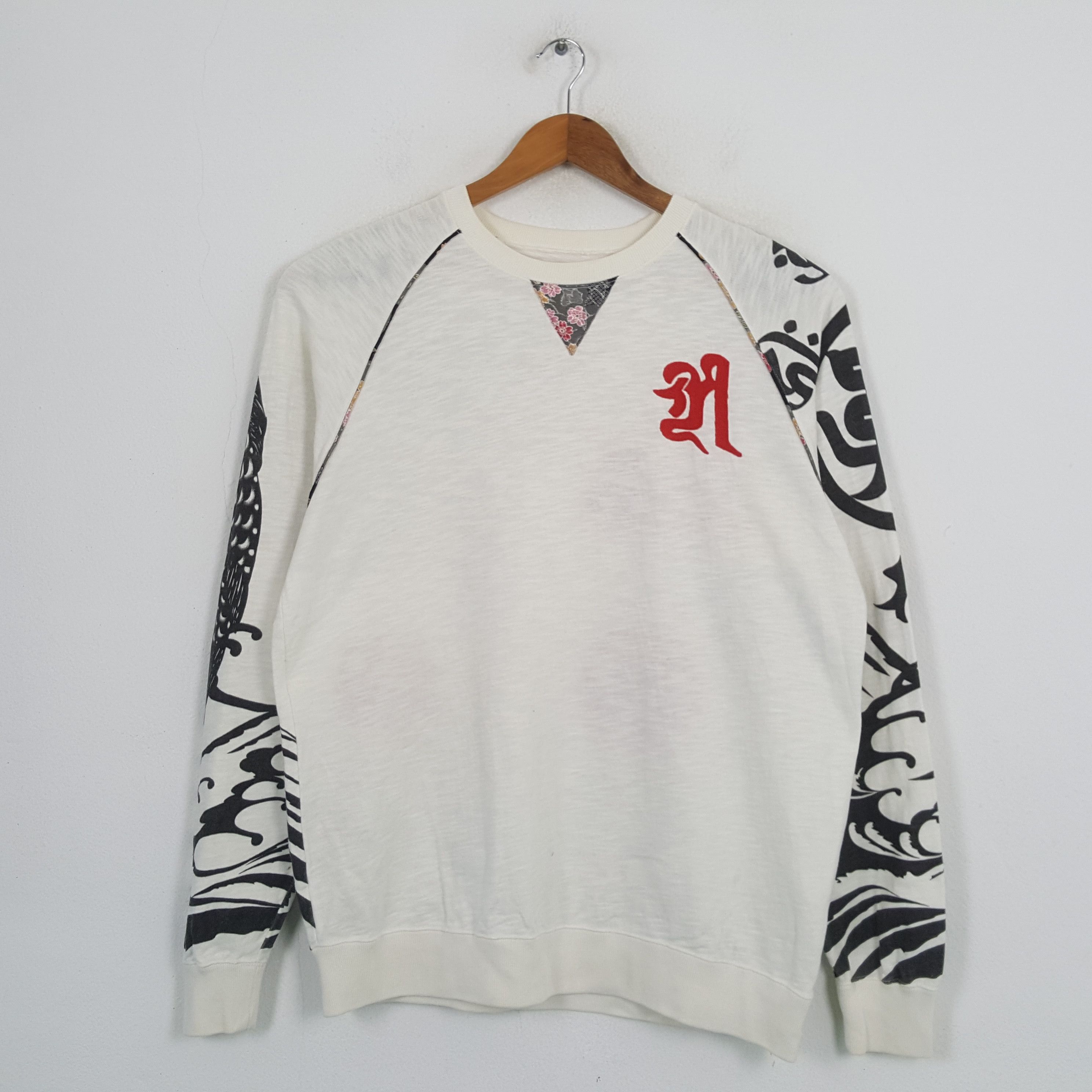 Designer × Japanese Brand × Vintage Vintage KARAKURI YAMASHI Japan Brand Sweatshirt C291N16 Size US L / EU 52-54 / 3 - 2 Thumbnail