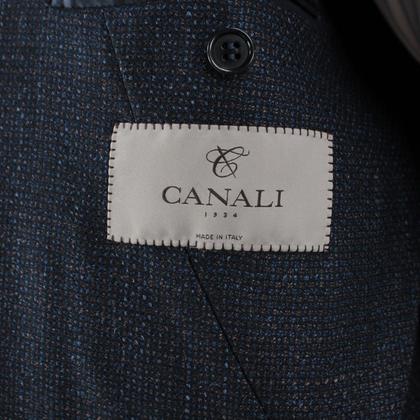 Canali Canali Sport Coat Size 50 Regular US in Blue Size 50R - 7 Thumbnail