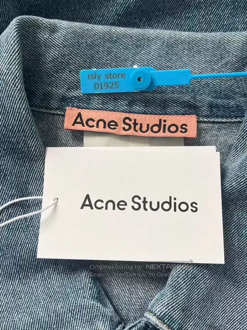 Acne Studios Acne Studios SS22 denim series retro blue loose fit casual Size US S / EU 44-46 / 1 - 3 Thumbnail