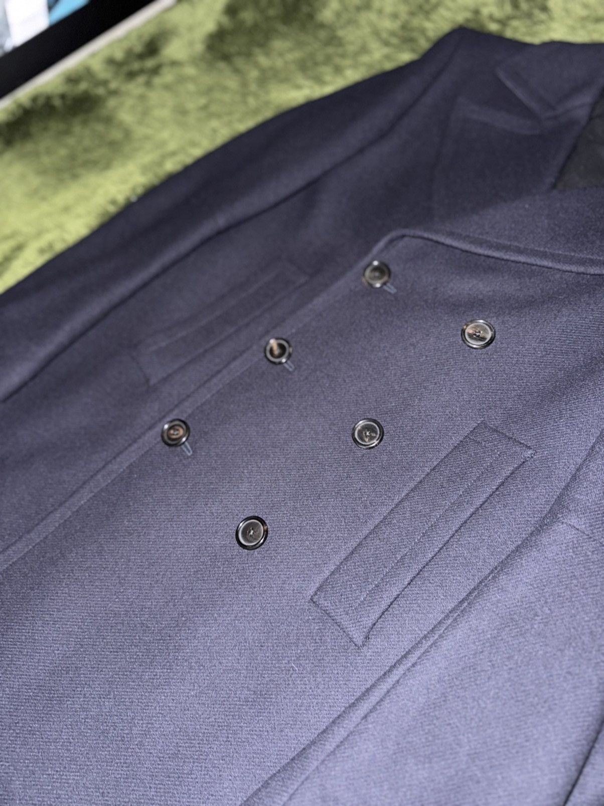 Ann Demeulemeester [S] Ann Demeulemeester Double Breasted Pleated Wool Coat Size US S / EU 44-46 / 1 - 3 Thumbnail