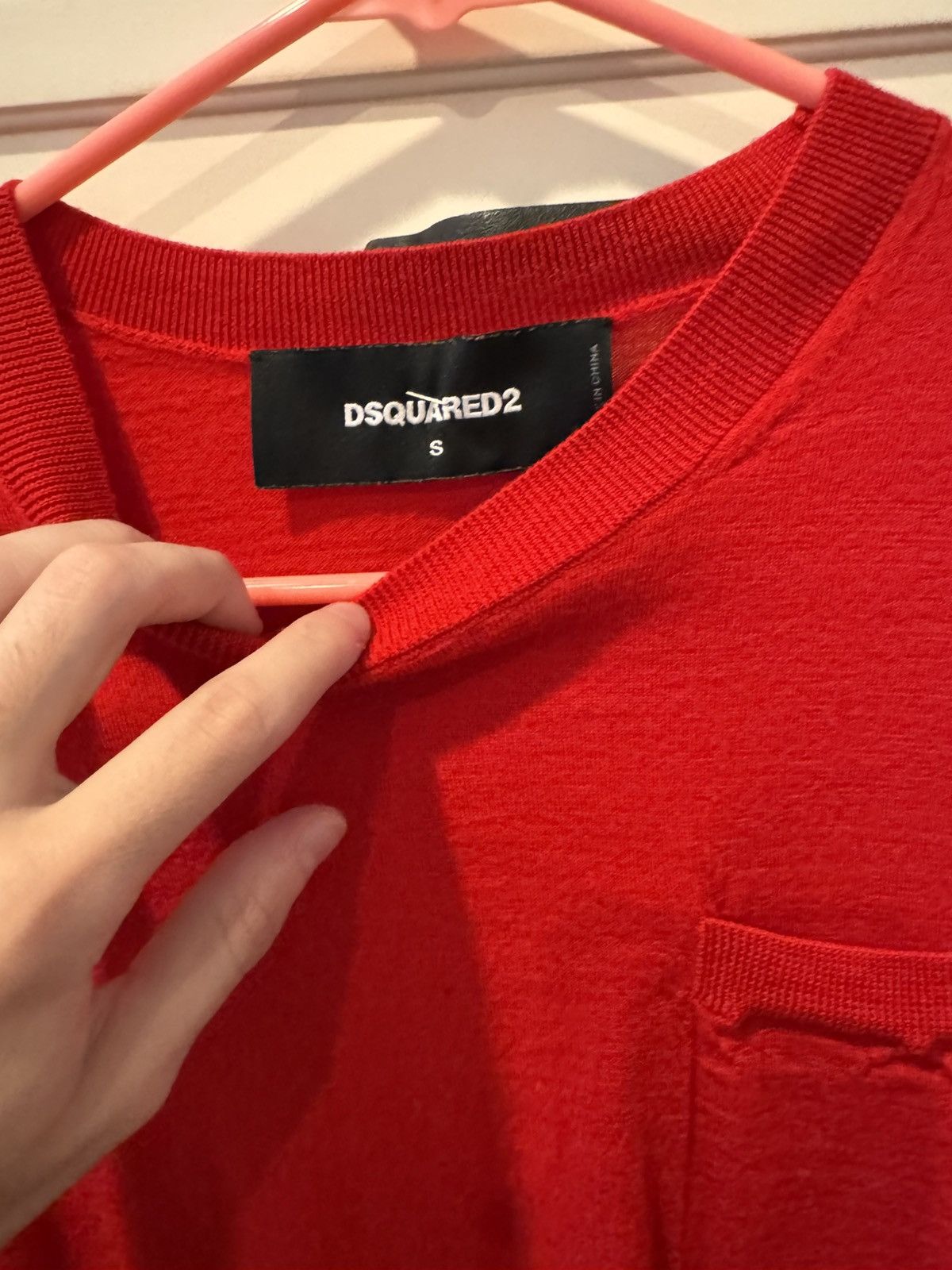 Dsquared2 Dsquared2 red wool shirt Size US S / EU 44-46 / 1 - 2 Thumbnail