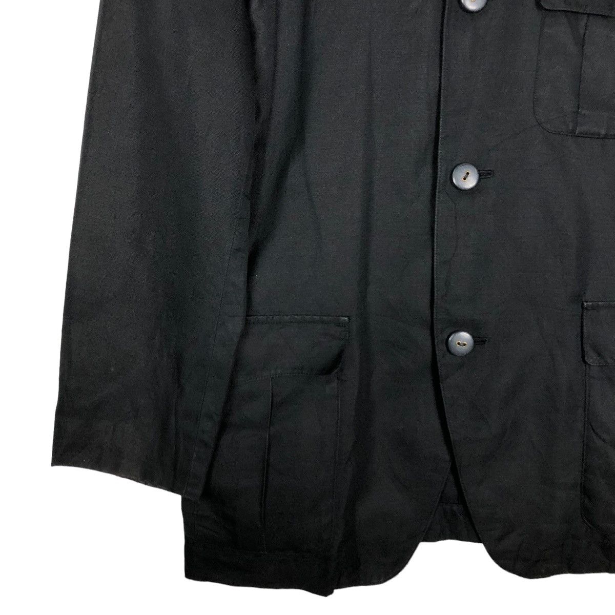 Issey Miyake 🔥RICH BLACK ICONIC CHORE JACKET ISSEY MIYAKE CARGO POCKETS Size US M / EU 48-50 / 2 - 7 Thumbnail