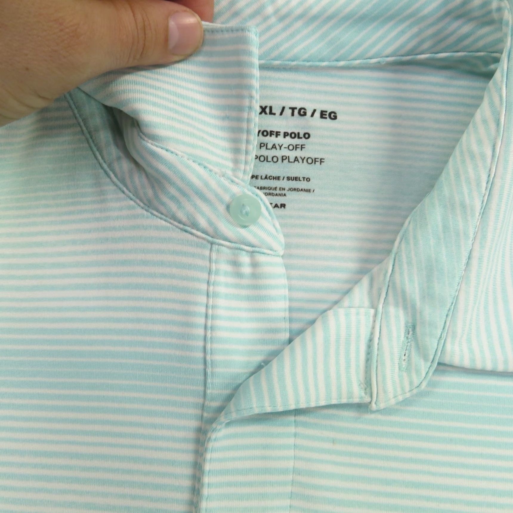 Under Armour Under Armour Polo XL Loose Fit The Playoff Shirt Print Golf Mens Mint Green UPF Size US XL / EU 56 / 4 - 6 Thumbnail