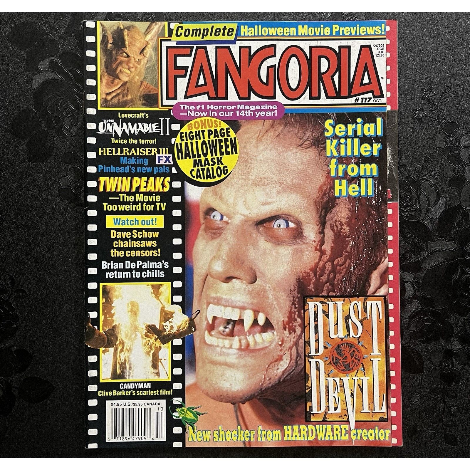 DC Comics Fangoria Magazine # 117 1992 Dust Devil Halloween Hellraiser Size ONE SIZE - 1 Thumbnail